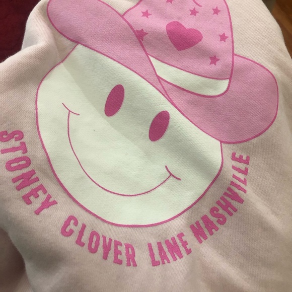 RARE Stoney Clover Lane Limited Edition Nashville Pink Crewneck Sweatshirt - Picture 4 of 6